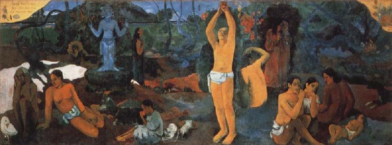 Paul Gauguin Wher kommen wir wer sind wir Wohin gehen wir oil painting image